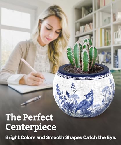 3D Puzzle Planter 80 Pieces