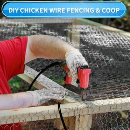24'' x 150' Black Chicken Wire Mesh Fence