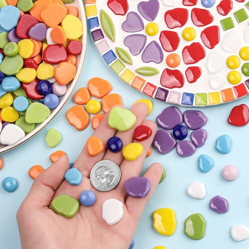 Petal Mosaic Tiles for Crafts Bulk