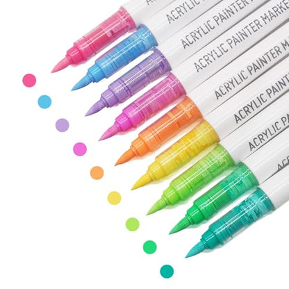 Water Based Acrylic Paint Markers (9 Count)