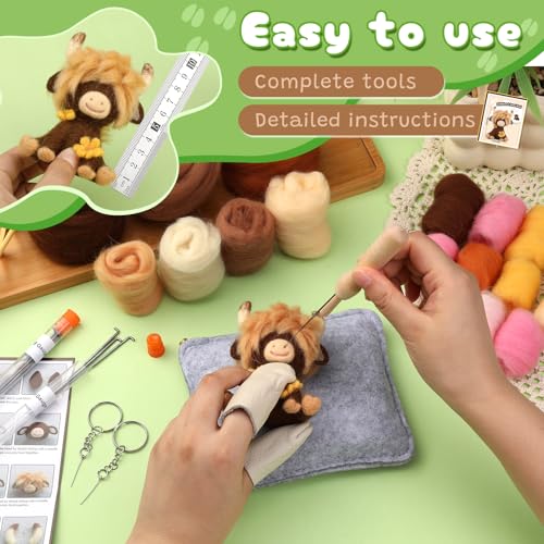 Needle Felting Kit Beginners Wool Felting Supplies Kits
