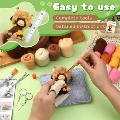 Needle Felting Kit Beginners Wool Felting Supplies Kits