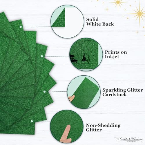 Cardstock Warehouse Diamond Print Inkjet Glitter
