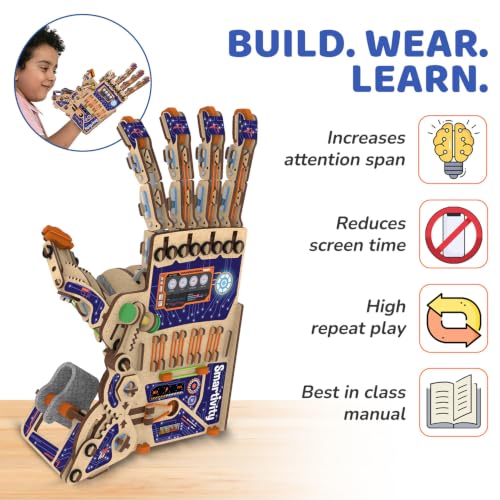 Robotic Mechanical Hand STEM Toy for Kids 8
