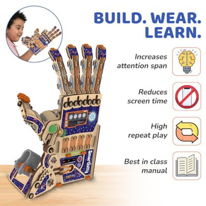 Robotic Mechanical Hand STEM Toy for Kids 8