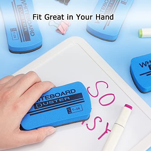 6 Pack Magnetic Dry Eraser Erasers (6 Count)