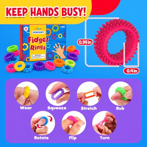 Fidget Toys Bulk for Kids (36 Count)