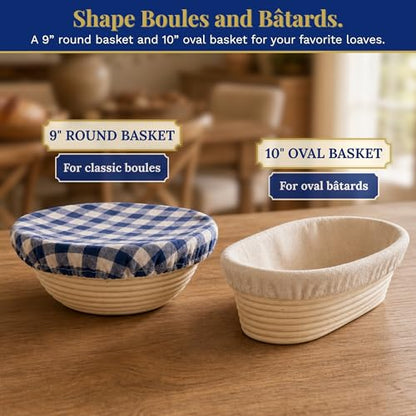 Sourdough Starter Kit for Beginners with Beginner Guide & 100 Recipes
