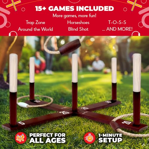 Games Rustic Ring Toss Game