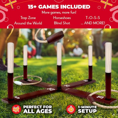 Games Rustic Ring Toss Game