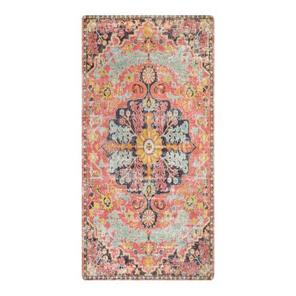 Reine Bohemian Floral Medallion Runner Rug