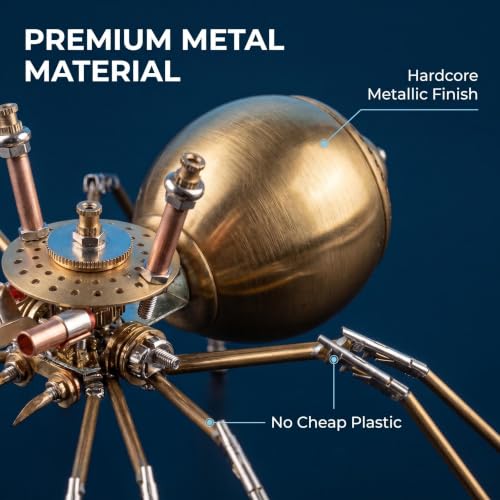 Steampunk Golden Spider 3D Metal Puzzle Model