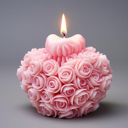 Rose Flower Heart Peony Resin Casting