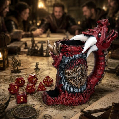 Dice Tower Mug Gray