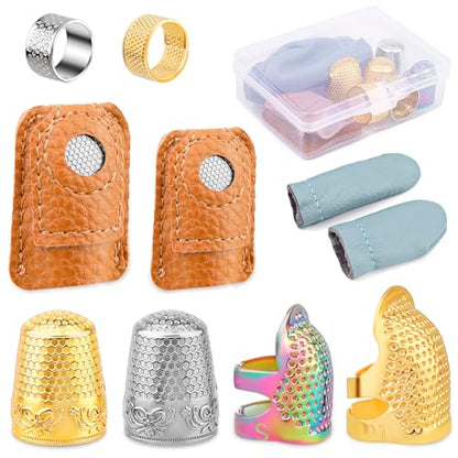10 Pcs Sewing Thimbles for Hand Sewing
