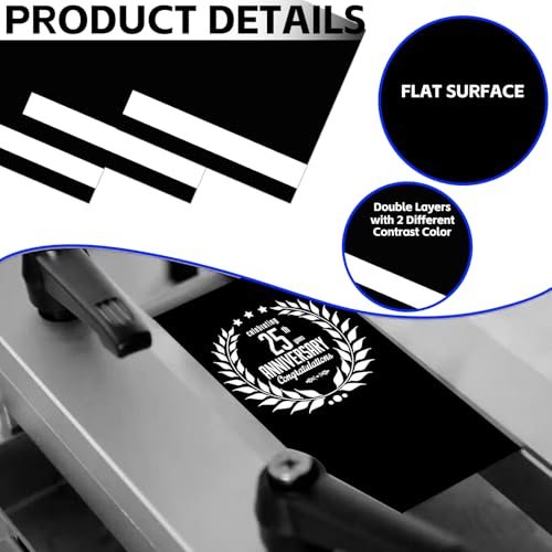 5PCS Laser Engraving Double Color ABS Plastic Sheet