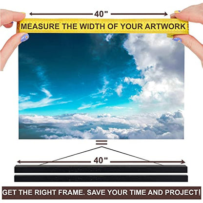 40” Wide Magnetic Poster Hanger Frame