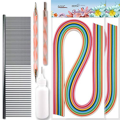Quilling Paper and Tools Classic Pink Set with Glue QK10