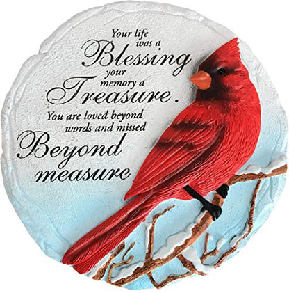 Garden Décor Cardinal Stepping Stone
