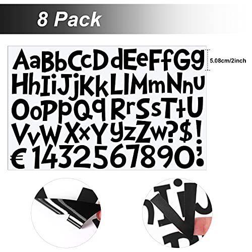 544 Pcs 2 Inch Large Alphabet Stickers