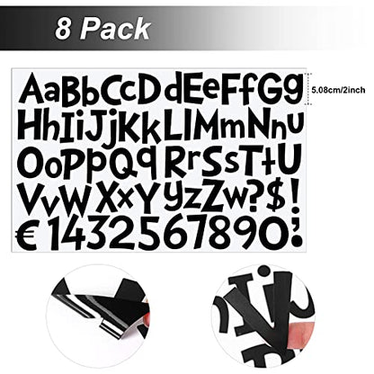 544 Pcs 2 Inch Large Alphabet Stickers