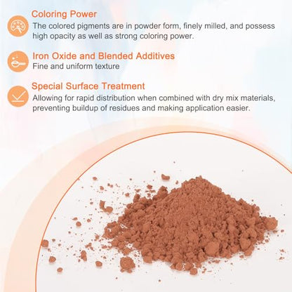 Iron Oxide Powder Concrete Pigment 300 Mesh 3.5oz (28.2 Ounce)