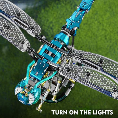 Mechanical Dragonfly Building Blocks for Adults
