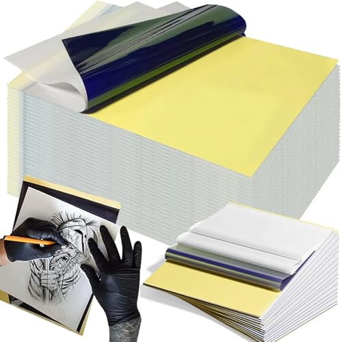 Tattoo Transfer Paper 200 Sheets Thermal Stencil Paper for Tattooing