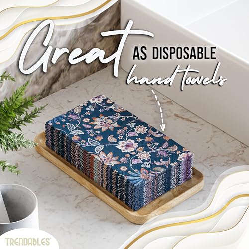 Floral Napkins for Decoupage 200 Pcs 3 Ply Floral Paper Napkins (200 Count)