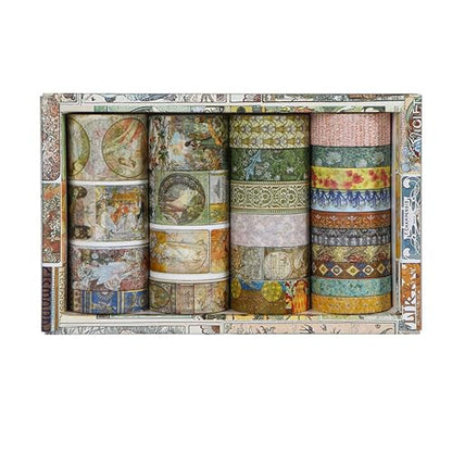 Vintage Washi Tape Set (24 Count)