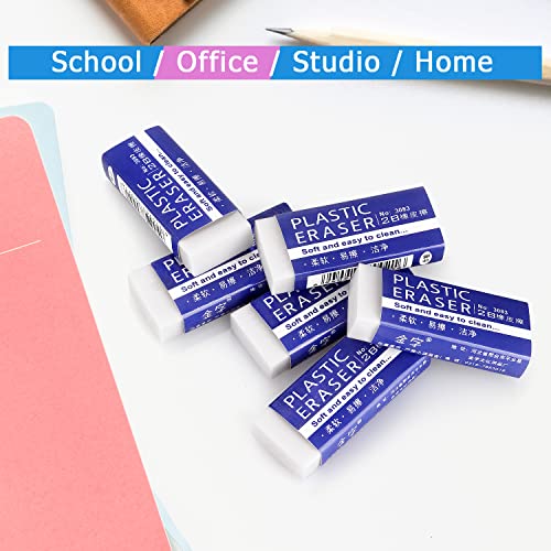 Erasers Large (6 Count)