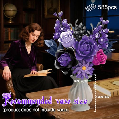 Purple Rose Blocks 822PCS