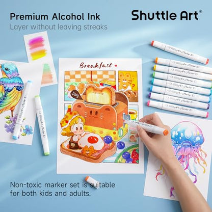 240 Colors Alcohol Markers (240 Count)