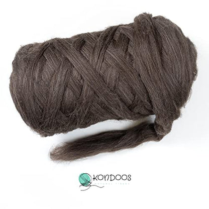 Natural Wool Bulk roving (128 Ounce)