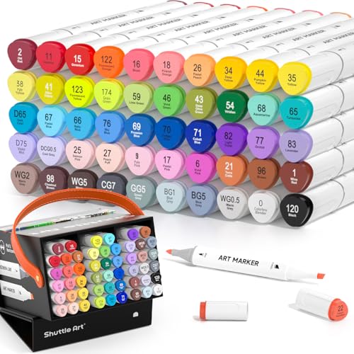 51 Colors Alcohol Markers (51 Count)
