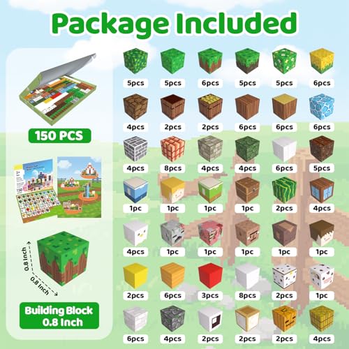 Magnetic Blocks (150 Count)