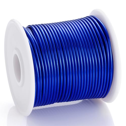 12 Gauge Blue Aluminum Craft Wire (105 Foot)