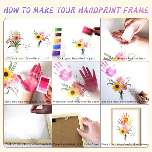 Handprint Flower Kit with Frame