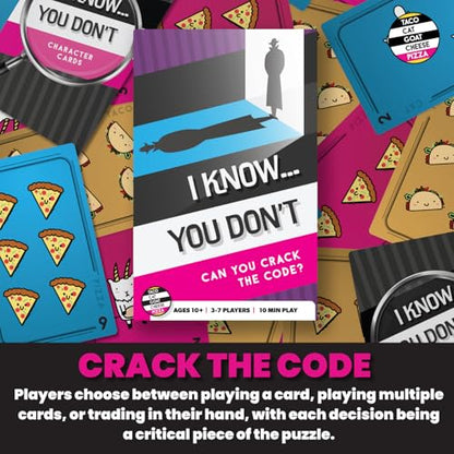 I Know...You Don't Card Game by Taco Cat Games
