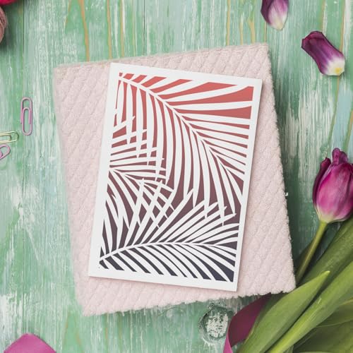 Stencils for Crafts Reusable Texture Stencils 12"x8" (12 Count)