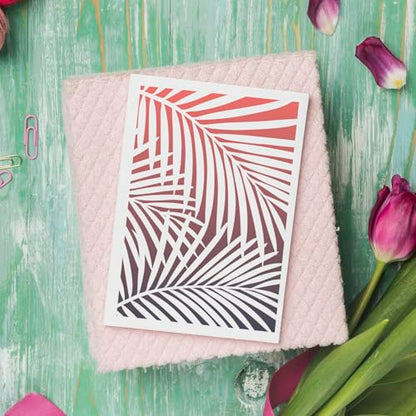 Stencils for Crafts Reusable Texture Stencils 12"x8" (12 Count)