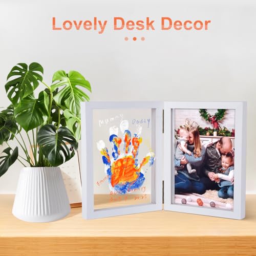 Family Handprint Photo Frame with 12 Paints & 12 Pens