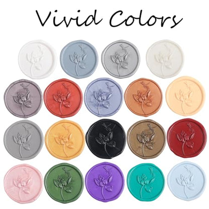 52pcs White Sealing Wax Sticks for Seal Stamp