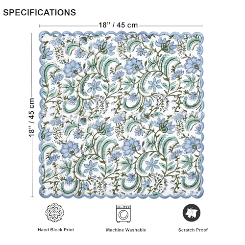 Hand Block Print Cloth Napkins (4 Count)