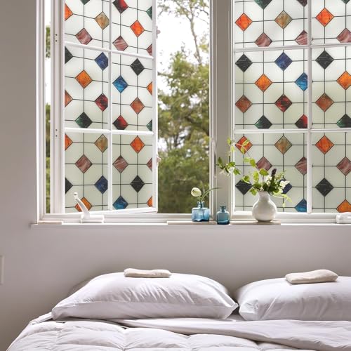 Window Privacy Film Frosted Glass Static Cling UV Sun Blocking
