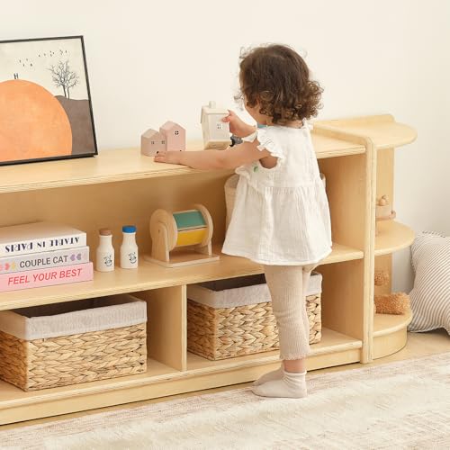 2 Shelf Montessori Shelf Toy Organizers and Storage for Kids
