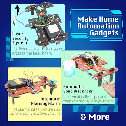 10in1 STEM Electronics Robotics Kit for Kids Ages 8