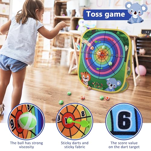 Animal Bean Bag Toss Game Toy Outdoor Toss Game (24 Count)