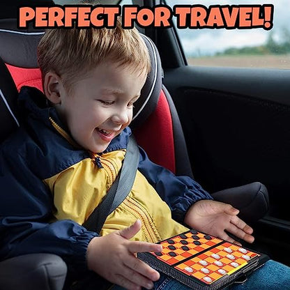 Magnetic Board Travel Games for Kids (12 Count)