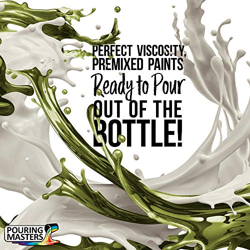 Olive Green Acrylic Ready to Pour Pouring Paint (8 Fl Oz)